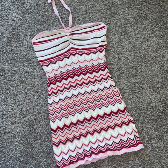 Crave Fame Multicolor Knit Mini Dress - Picture 1 of 5